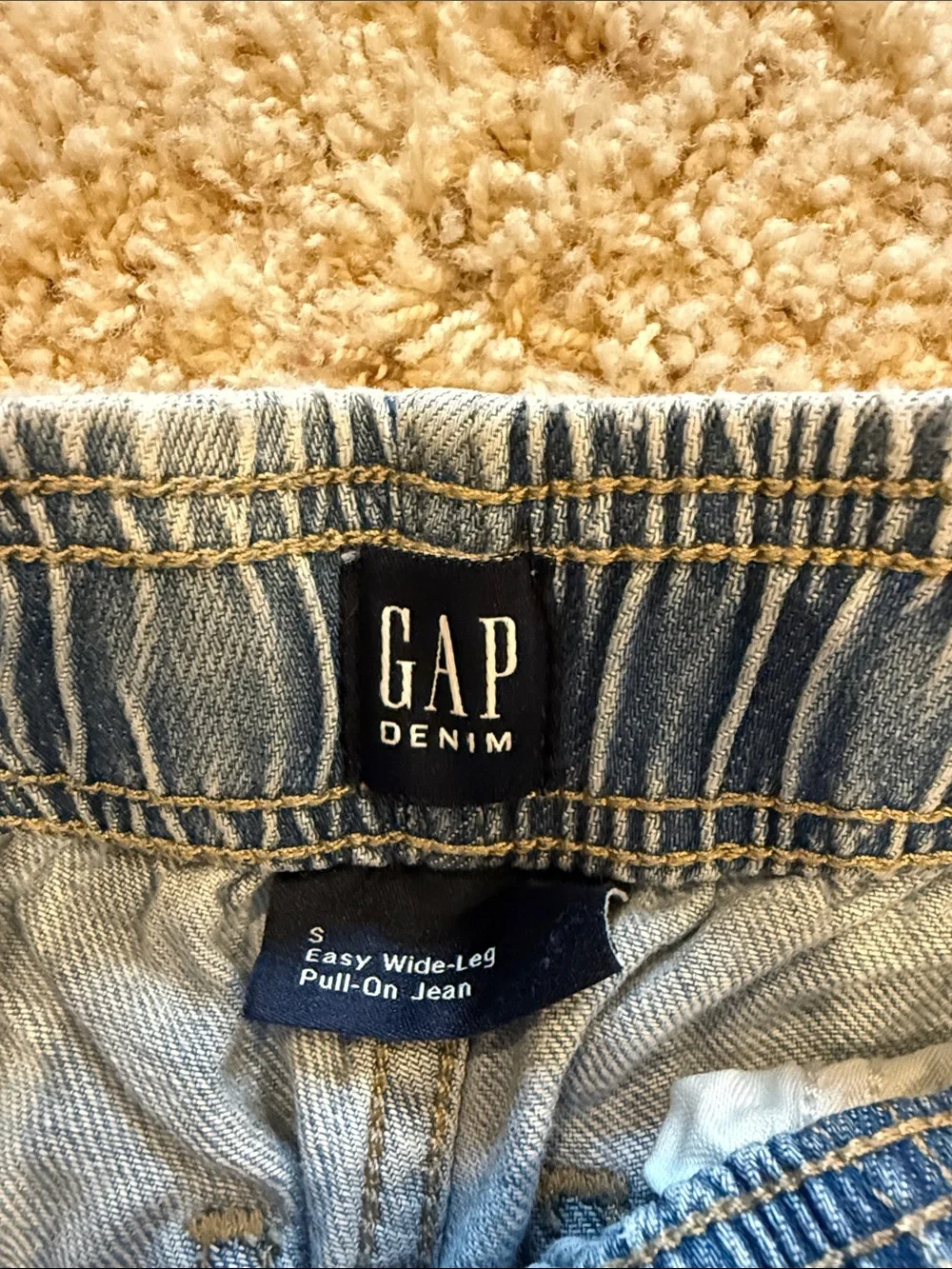 Gap Kids Light Wash Star Accent Denim Jeans